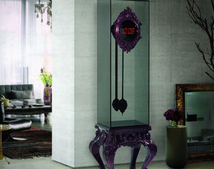 "luxury clocks for modern living rooms"