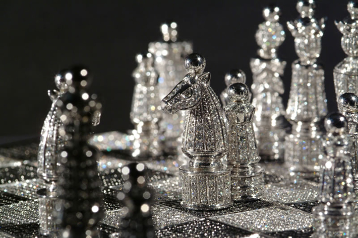 “Priced at 500,000 USD this is one of the most expensive chess sets in the world.”