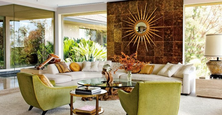 15 Ways to Decorate with Gold Mirrors