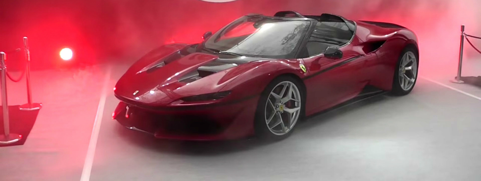 Limited-edition Ferrari J50 revealed in Japan