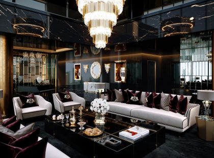 Black and Gold Reign In This Luxury Home FT