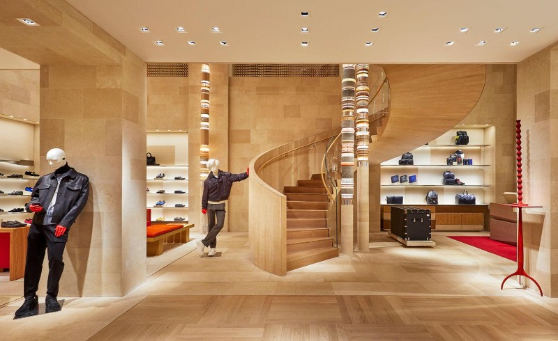 Peter Marino Creates A Modern Instalation For Louis Vuitton (3)