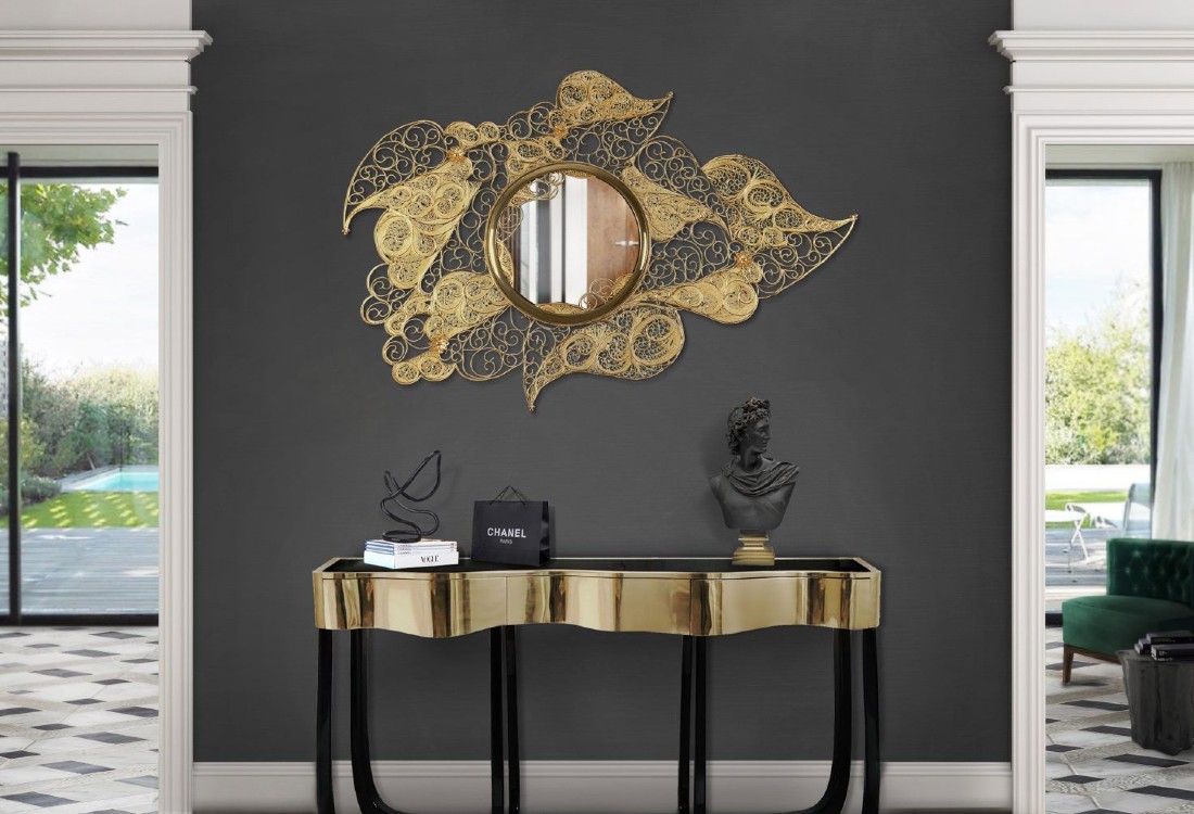Intricate And Detailed Design - Discover Boca do Lobo's Filigree Mirror ft