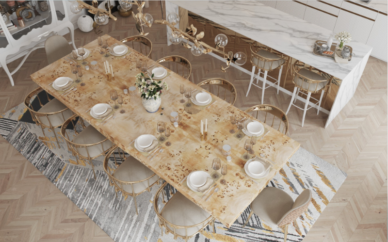 Luxury Dining Rooms Where Exclusive Design Pieces Steal The Spotlight