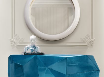 Exclusive Design Piece - Diamond Blue Sideboard