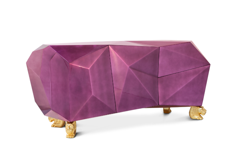 luxury pink sideboard