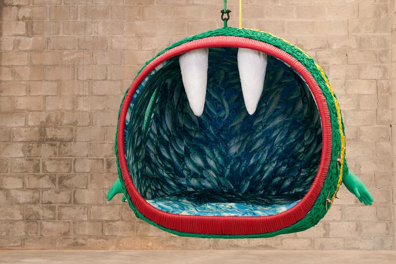 Porky Hefer’s Recycled Sea Monsters Designs