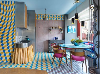 Incredibly Colorful Mexico City Loft Designed by Jessica Ayromloo