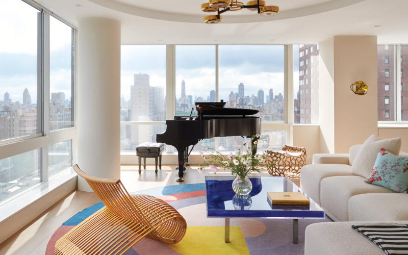 Living Room in Manhattan Apartment