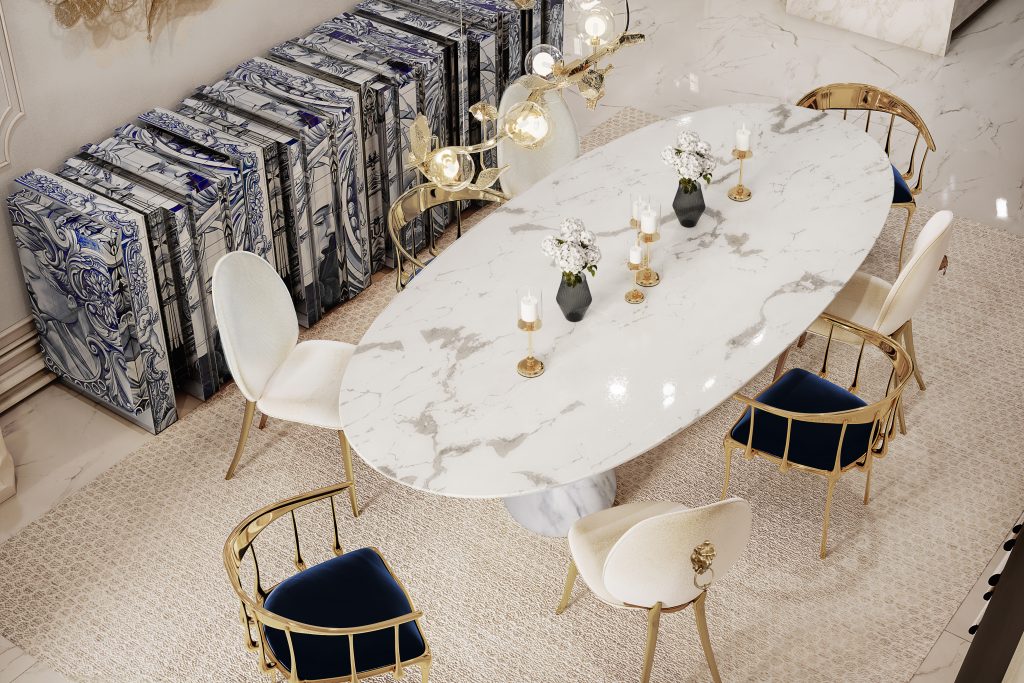 marble dining room to thanksgiving